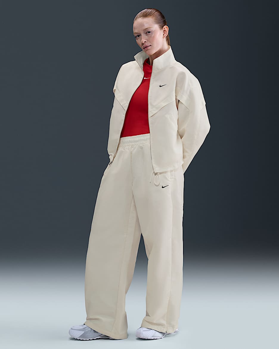 パンツ NIKE Woman Pants White FZ5996 133 NIKE W White oversized fleece sweatpants FZ5996 | Urbanstaroma